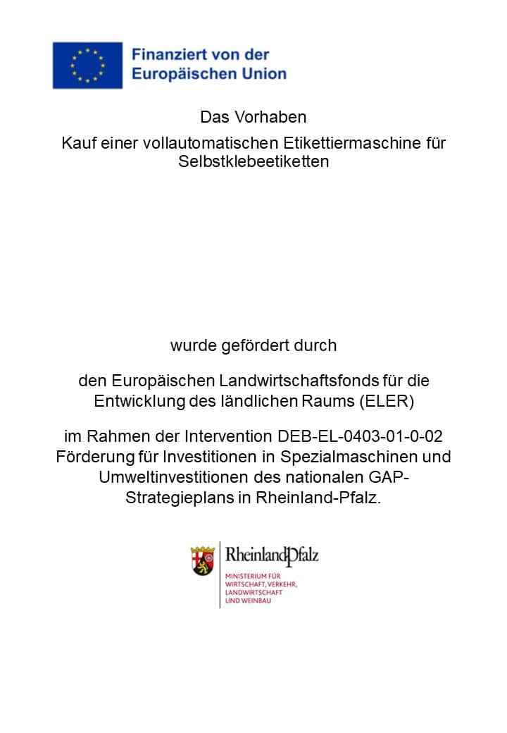 ELER | Weingut Winnebeck